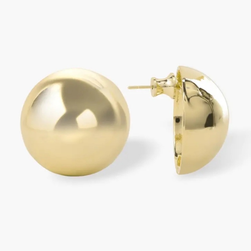Melinda Maria Button Earrings